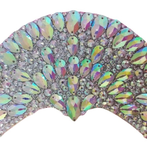 🖤 Neo-Gothic Oracle Iridescent Shoulder Cape – Statement Festival Accessory - Picture 6 of 11